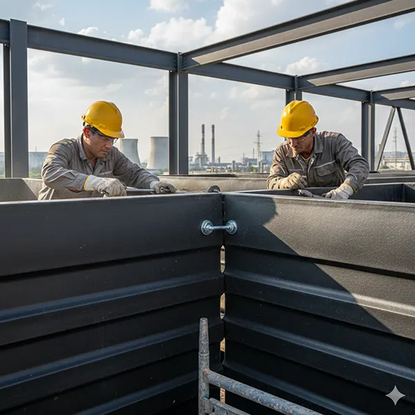 GRP Sectional Hot-pressed Tank